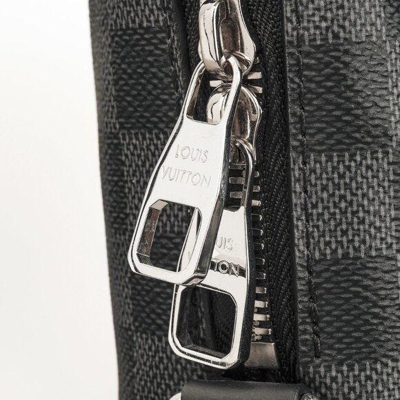 Louis Vuitton Damier Graphite Porte Documents Jour Black Briefcase Work Bag - Picture 13 of 16